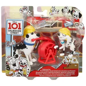 101 Dalmatian Street 2 Dog Figures Playset Firehouse Wedding