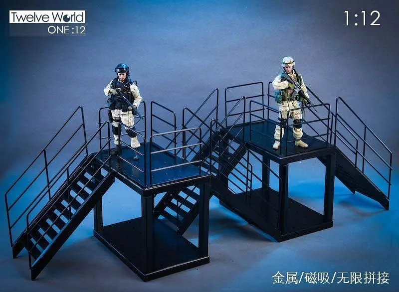 1/12 Display Diorama Steel Scaffolding B