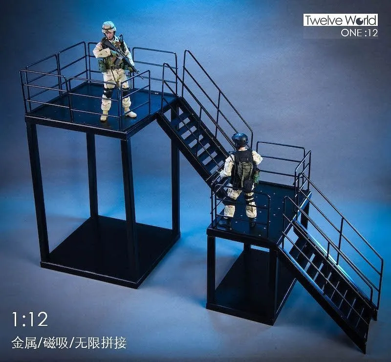 1/12 Display Diorama Steel Scaffolding B