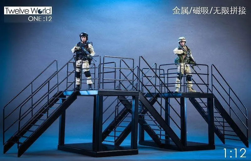 1/12 Display Diorama Steel Scaffolding B
