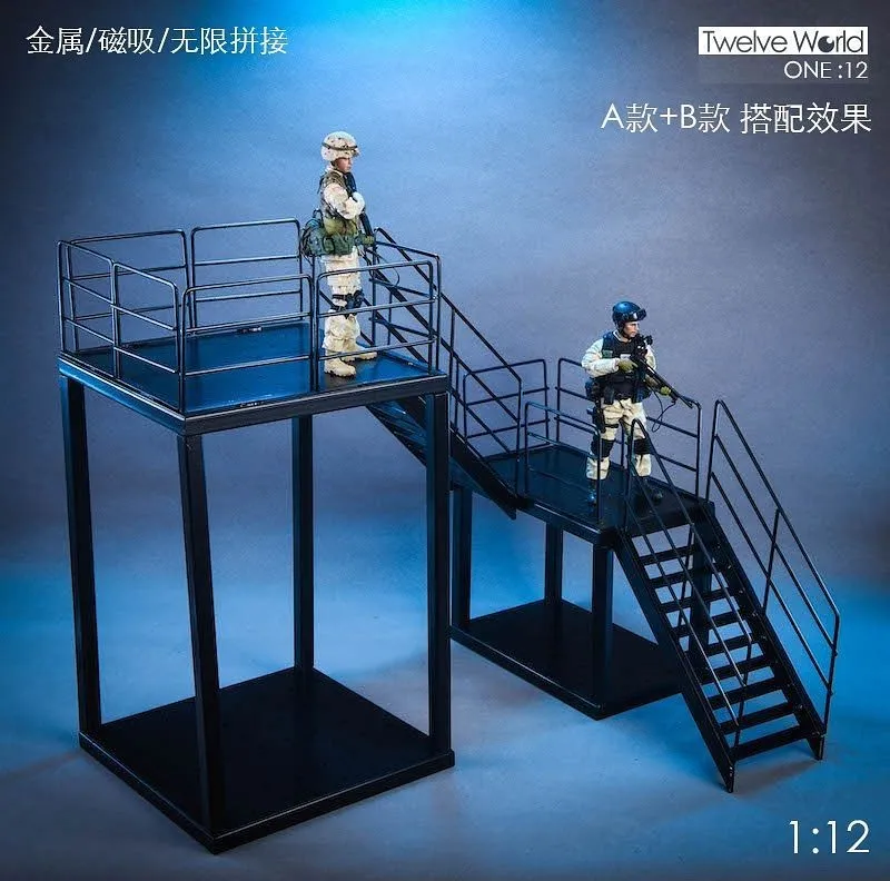 1/12 Display Diorama Steel Scaffolding B