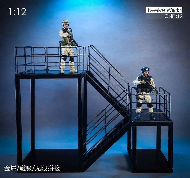 1/12 Display Diorama Steel Scaffolding B