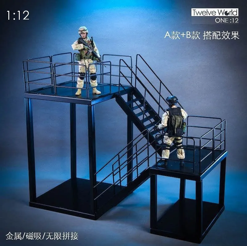 1/12 Display Diorama Steel Scaffolding B