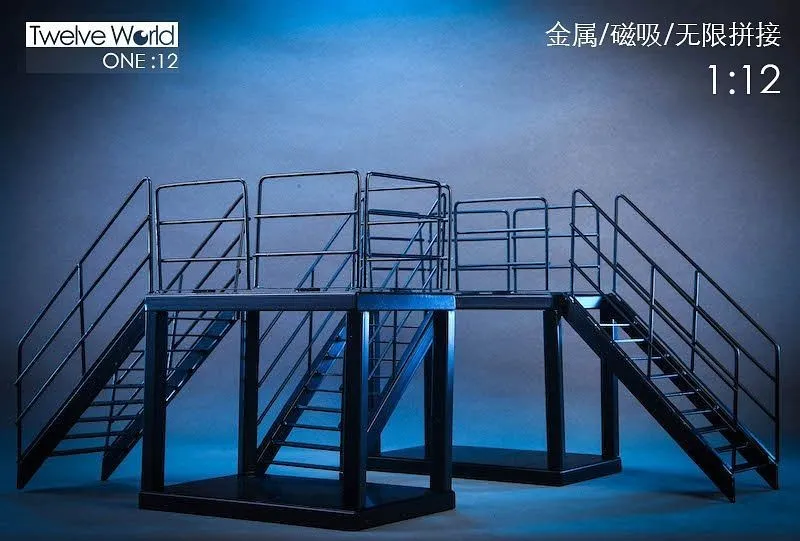 1/12 Display Diorama Steel Scaffolding B