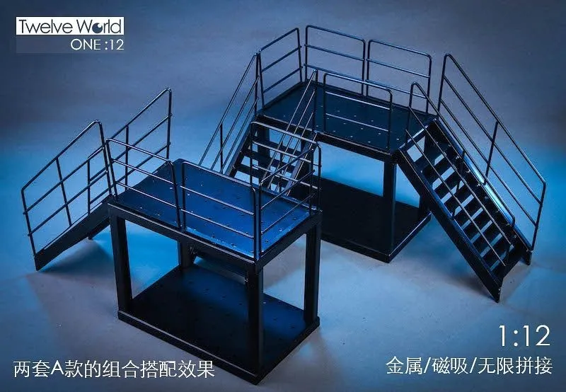 1/12 Display Diorama Steel Scaffolding B