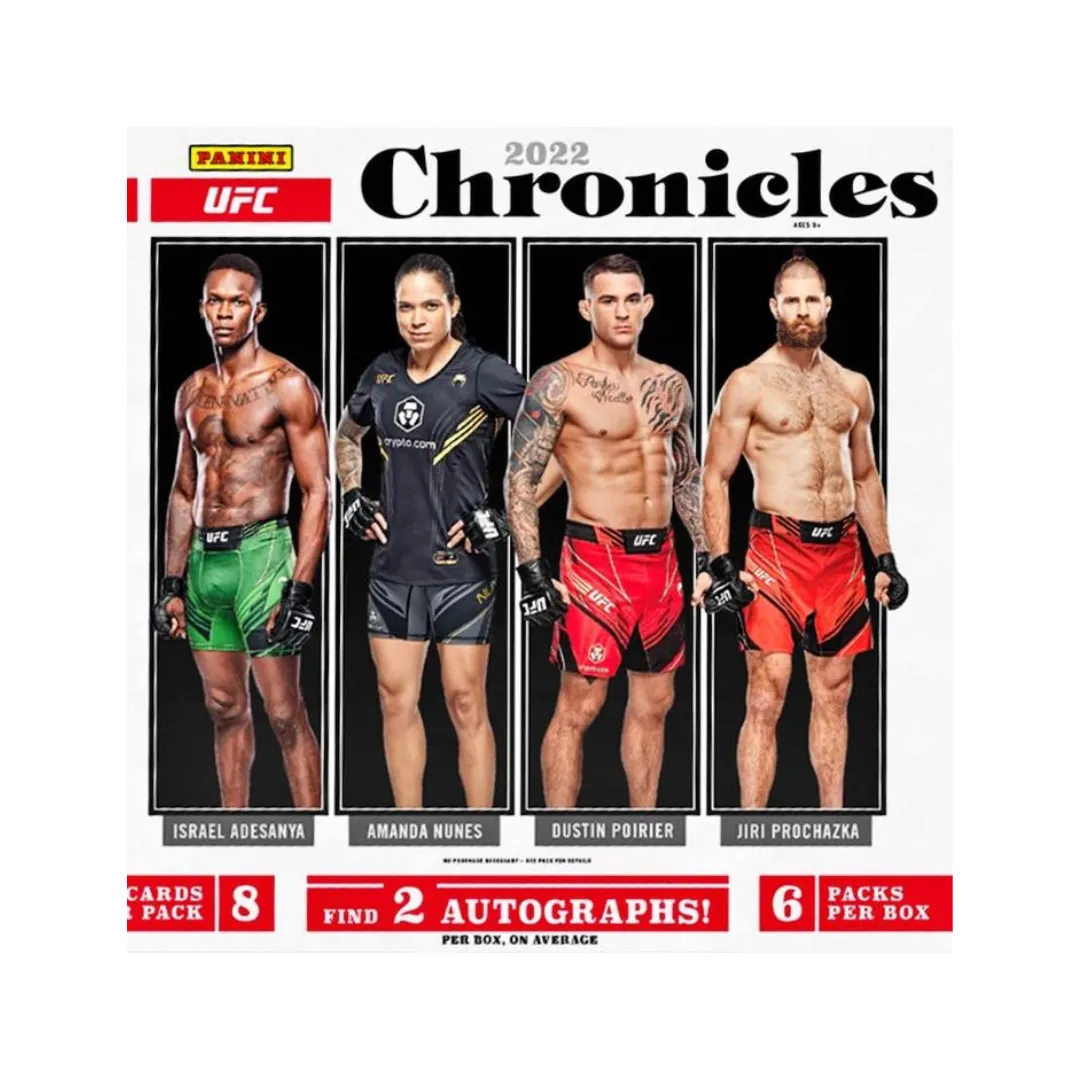 2022 Panini Chronicles UFC Hobby Box