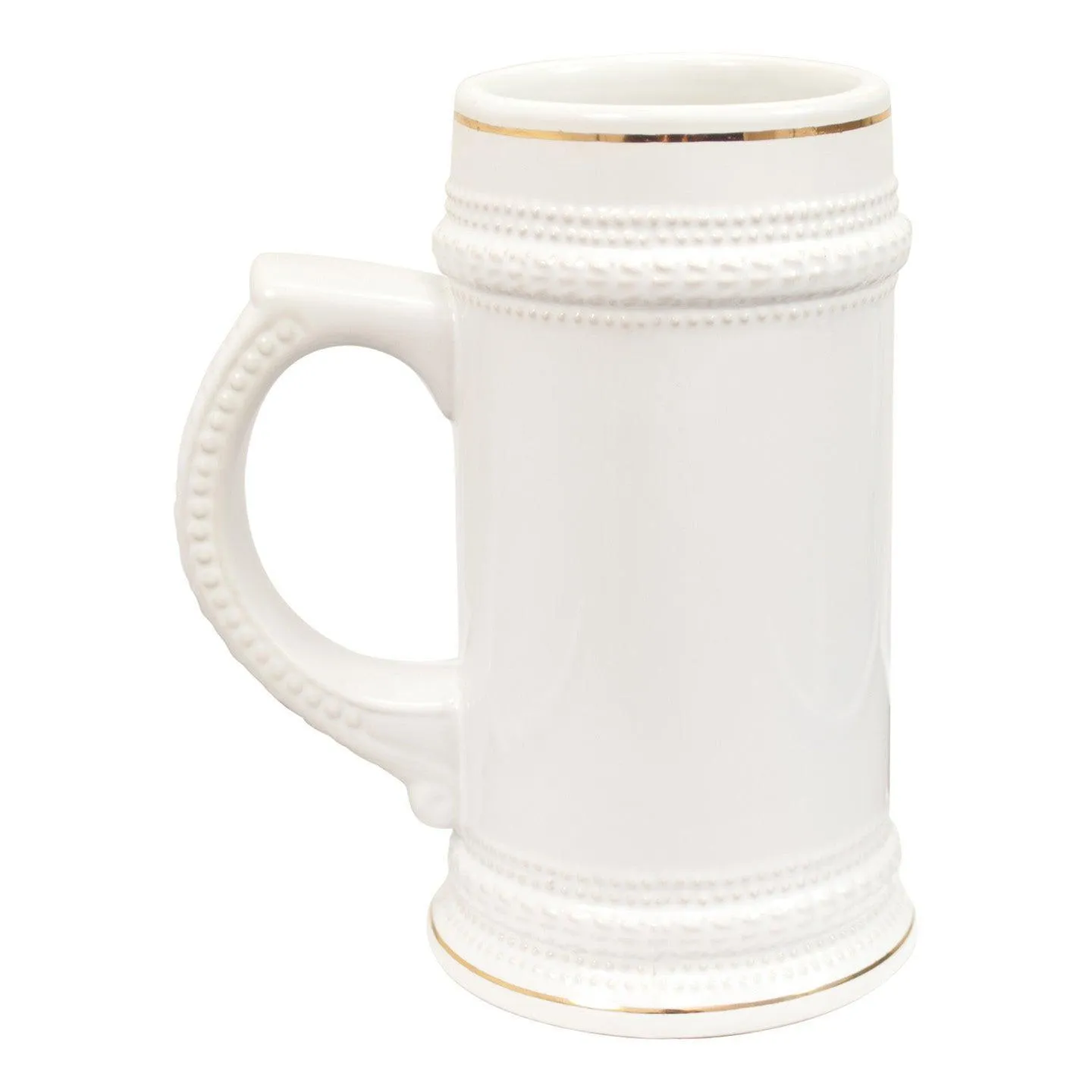 22 oz Beer Stein - White - Orca
