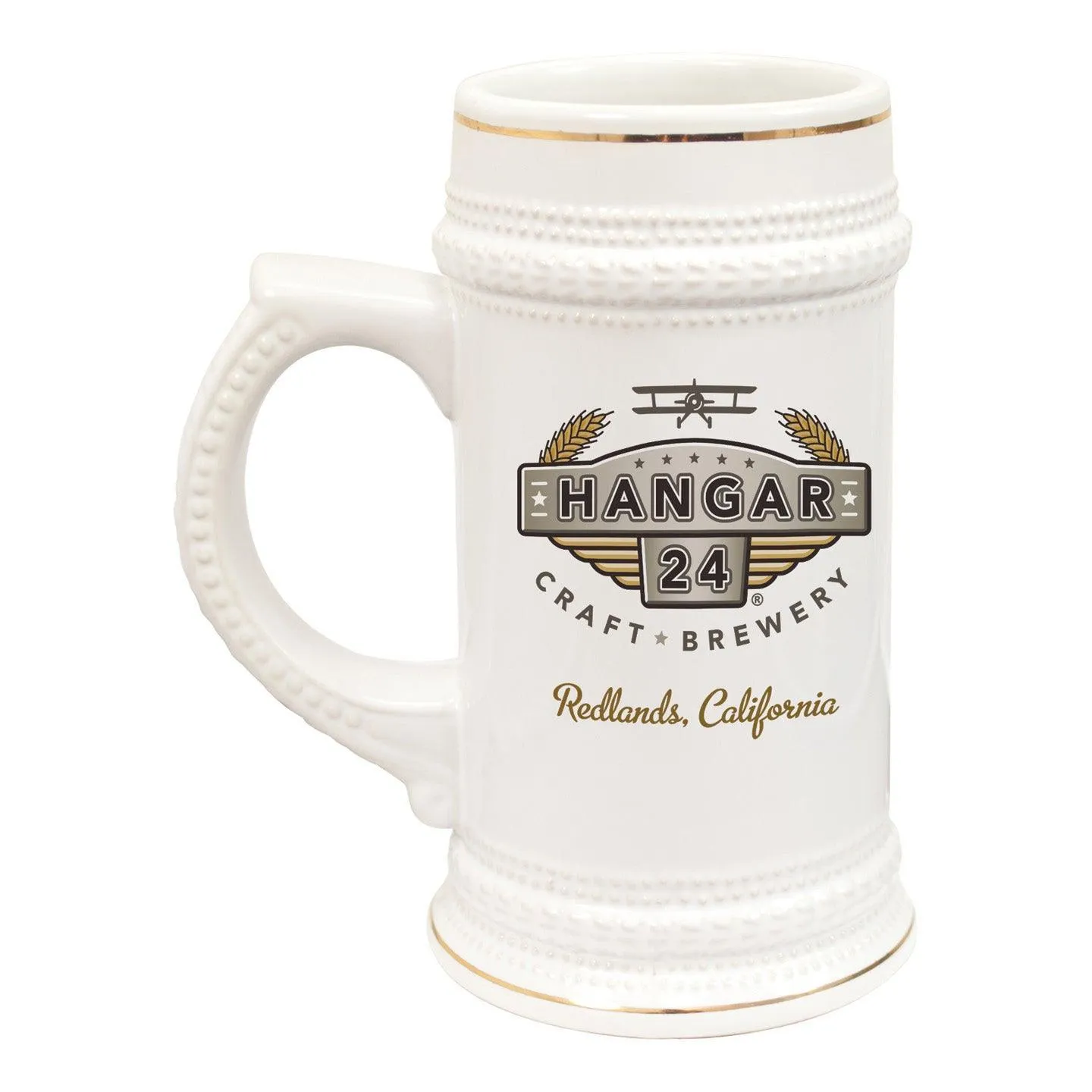 22 oz Beer Stein - White - Orca
