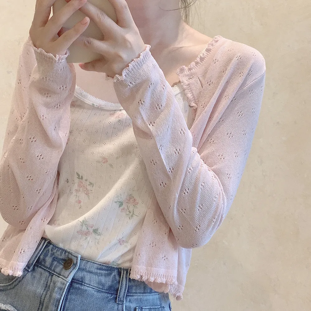 [Basic] Fairy Dance Floral Vest Top