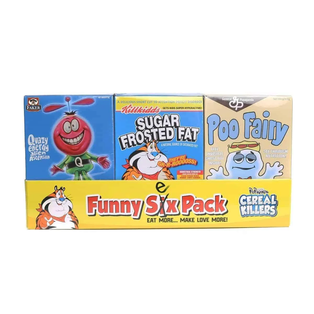 Cereal Killers Funny Six Pack Blacklight Magic by Ron English Popaganda