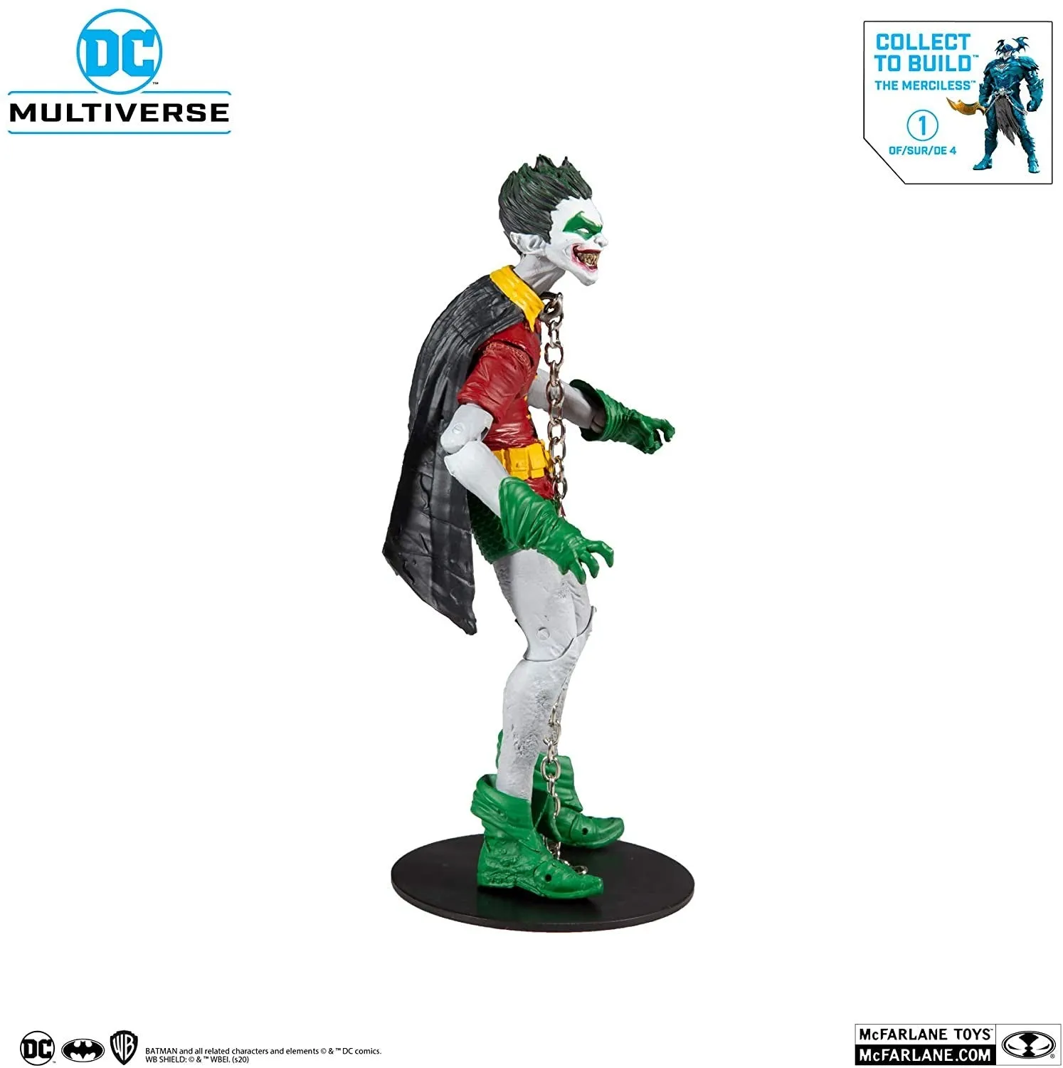 DC Multiverse Robin Earth-22 (Dark Nights: Metal) 7" Inch Action Figure with Build-A Parts for 'The Merciless' Figure