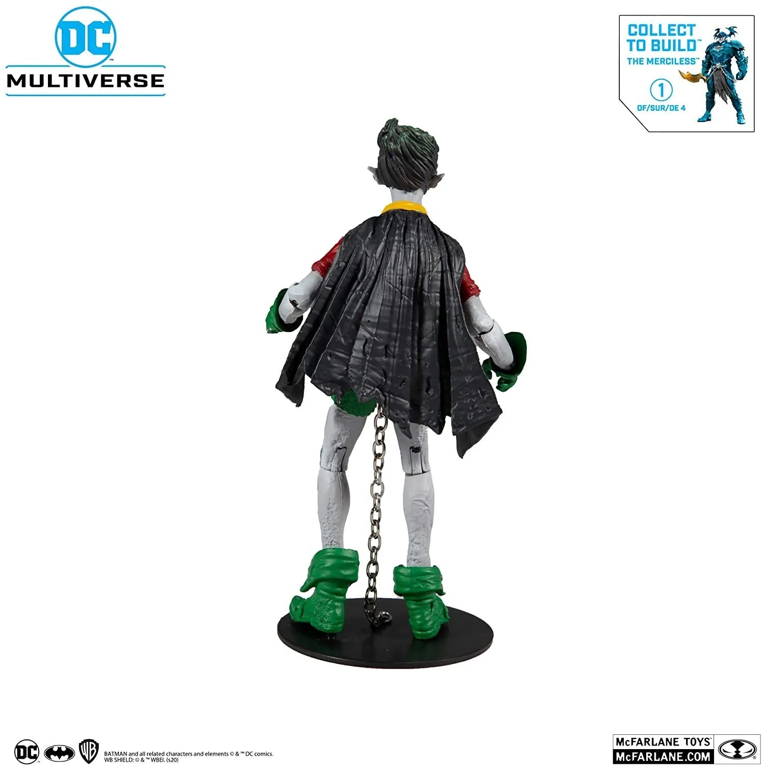 DC Multiverse Robin Earth-22 (Dark Nights: Metal) 7" Inch Action Figure with Build-A Parts for 'The Merciless' Figure