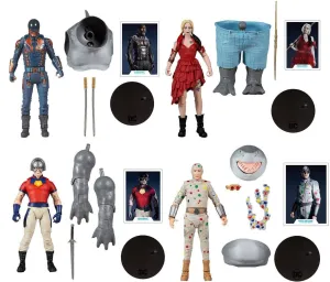 DC Multiverse Suicide Squad Movie King Shark Build a Figure Wave Set of 4 Figures