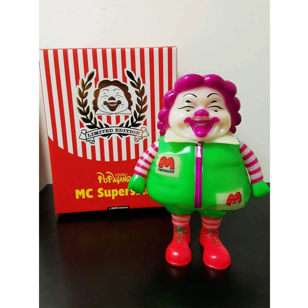 MC Supersized Green Black Light Magic by Ron English Popaganda