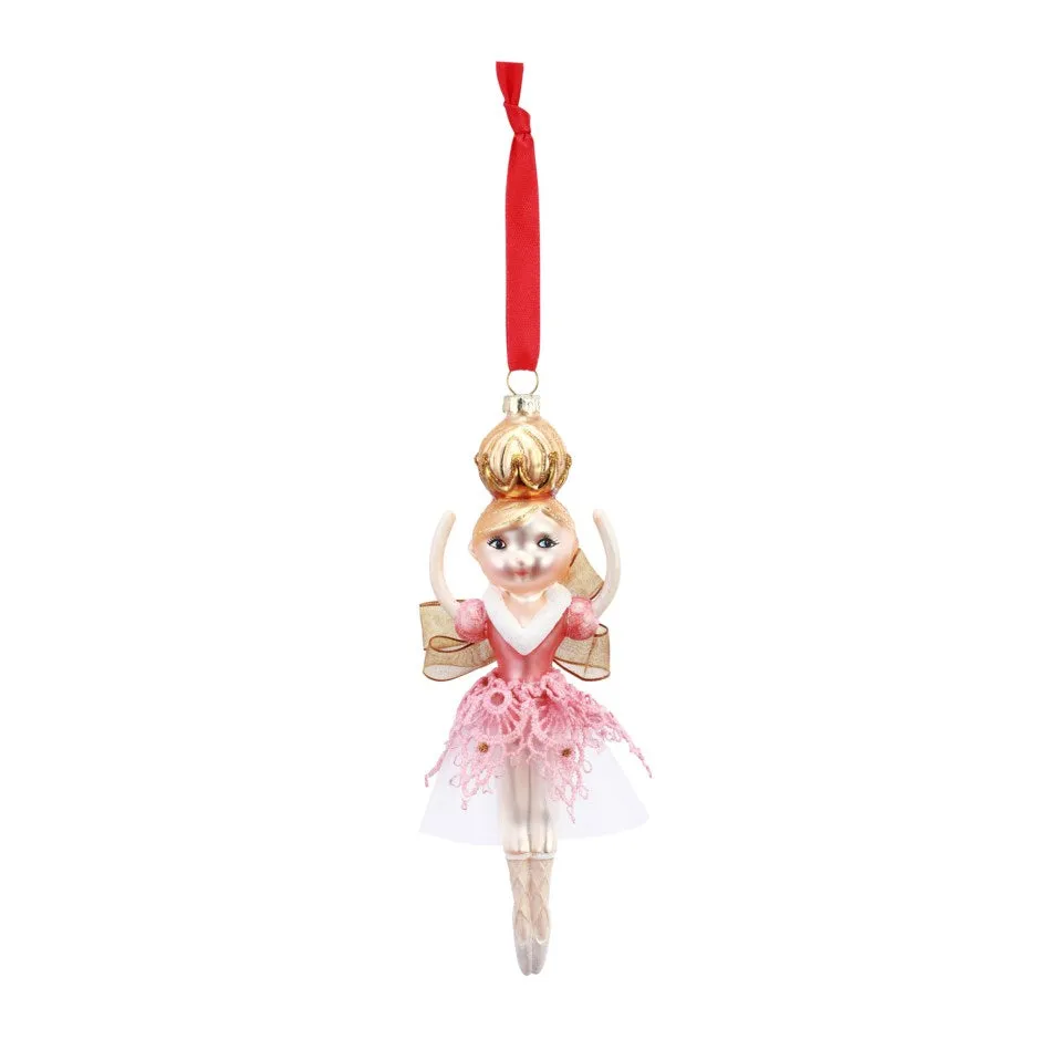 Mercantile Collection Sugar Plum Fairy Glass Ornament