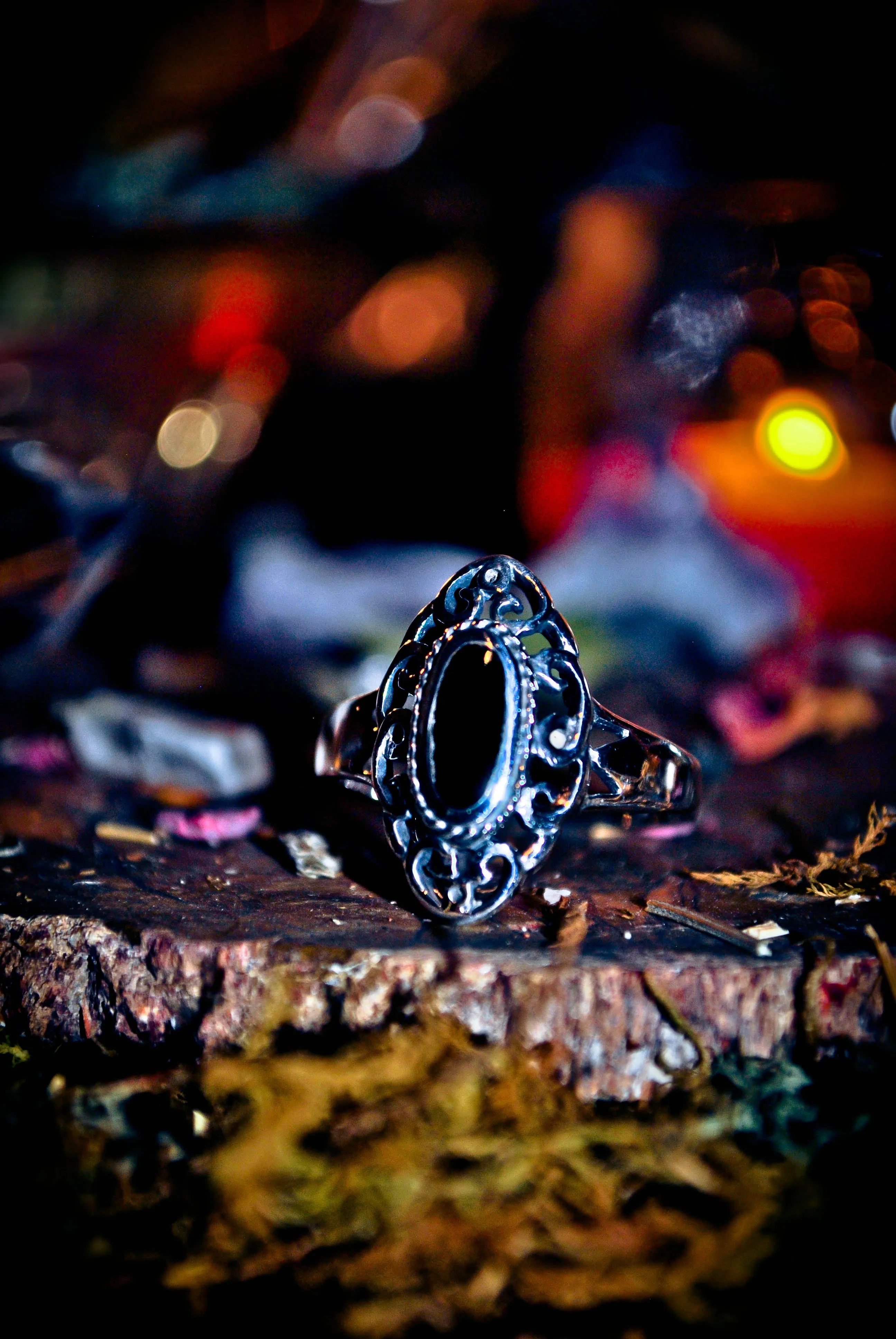 **OCCULT** Samhain Gateway Call of the Shadows Ring! SPEAK to the Dead & Conjure Raw Energy! Gain Wealth & Wisdom! Necromancy   3rd Eye ~ .925! * SACRED!